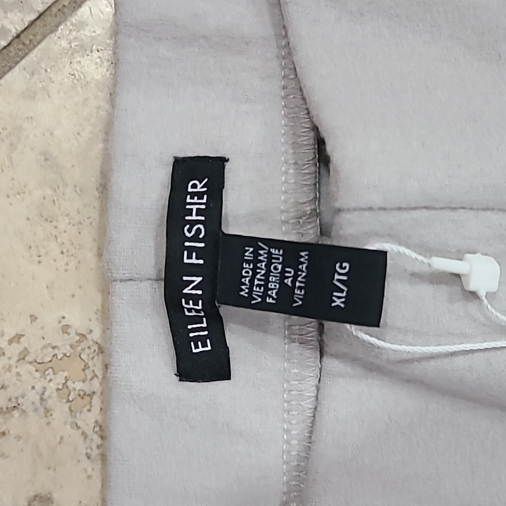 100% Wool Eileen Fisher Soft Gray Pants - Picture 8 of 11